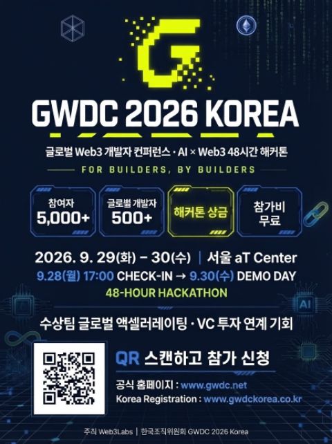 [총상금 $100K+·참가비 무료] GWDC 2026 해커톤