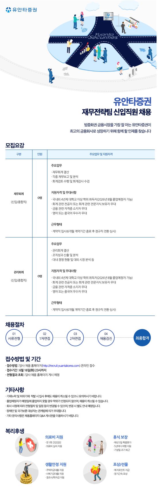 재무전략팀 신입직원 채용